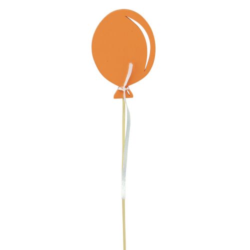 Article Bouchon de fleur bouquet décoration gâteau topper ballon orange 28cm 8pcs