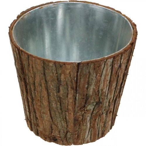 Floristik24 Grand cache-pot, cache-pot, décoration écorce d&#39;arbre Ø22,5cm H20cm