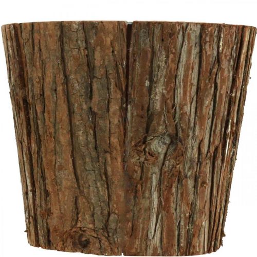Floristik24 Grand cache-pot, cache-pot, décoration écorce d&#39;arbre Ø22,5cm H20cm
