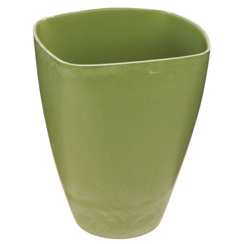 Floristik24 Pot à orchidées pot de fleur vase plastique vert H16,5cm 4pcs