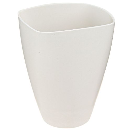 Floristik24 Pot de fleur plastique pot d&#39;orchidée plastique blanc H16,5cm 4pcs