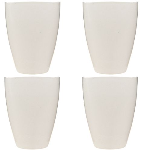 Article Pot de fleur plastique pot d'orchidée plastique blanc H16,5cm 4pcs
