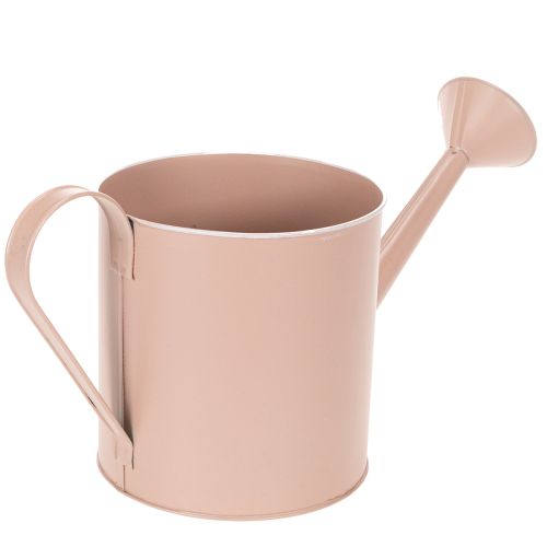 Pot de fleurs/arrosoir décoratif vintage, zinc rose antique, Ø 16,5 cm H 17 cm | Floristik24.be