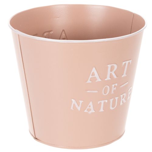 Article Pot de fleurs en zinc Art of Nature, rose antique, Ø 17,5 cm H 15 cm