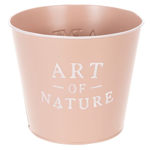 Article Pot de fleurs en zinc Art of Nature, rose antique, Ø 17,5 cm H 15 cm