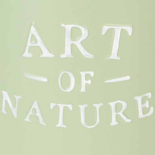 Pot de fleurs en zinc Art of Nature vert menthe Ø17,5 cm H15 cm | Floristik24.be