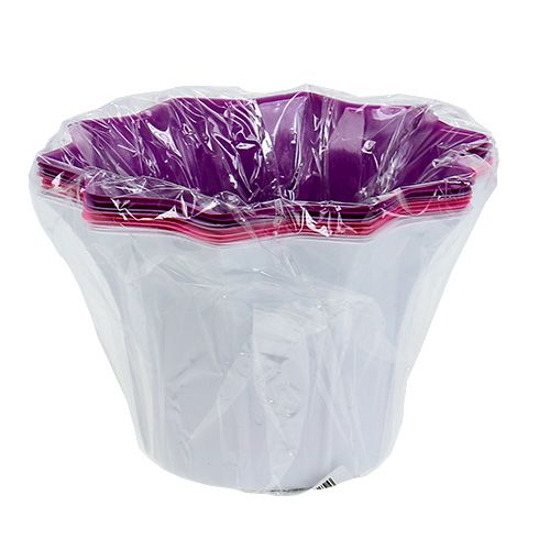 Floristik24 Pot de fleurs en plastique Ø17cm H11.5cm 10pcs