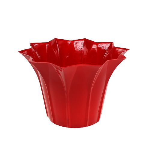 Floristik24 Pot de fleurs en plastique rouge Ø 10,5 cm 10 p.