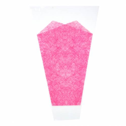 Floristik24 Sac à fleurs rose L40cm W12-30cm 50 pièces