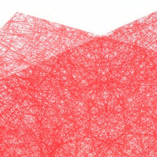 Article Sac à fleurs jute rouge L36cm l25cm - 12cm 50 pcs