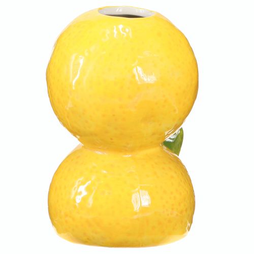Article Vase à fleurs citron vase en céramique décoration méditerranéenne H13cm