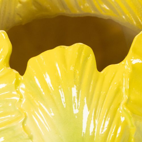 Article Vase à fleurs orné d'un motif de tulipe saisissant. Idéal pour décorer le salon. 16 cm, vendu par lot de 2.