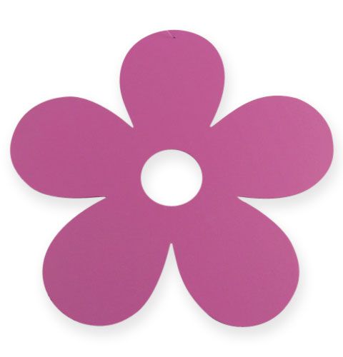 Floristik24 Fleur en bois à suspendre Ø25cm Rose