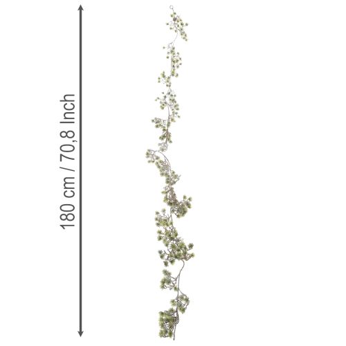 Guirlande de bonsaï artificiel, finement enneigée, 180 cm | Floristik24.be