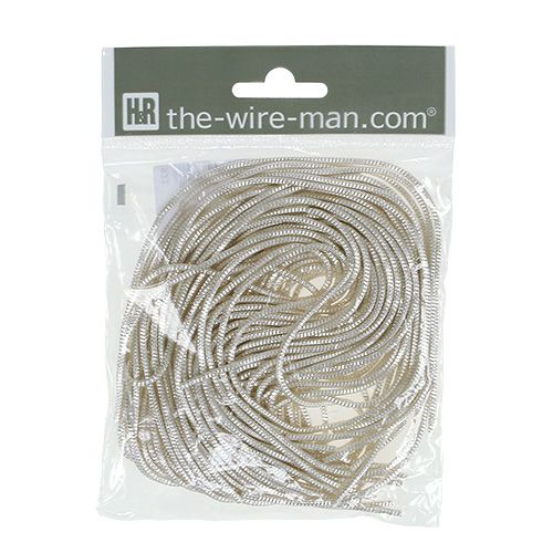 Floristik24 Fil à bouillon Ø2mm 100g argent