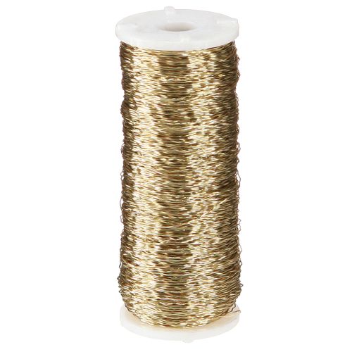 Floristik24 Fil effet bouillon 100g or