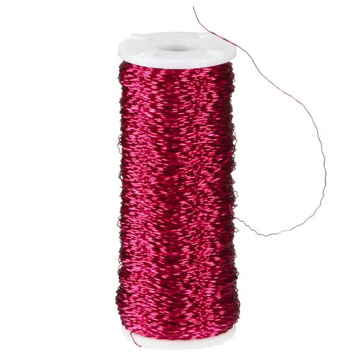 Article Fil effet bouillon Ø0.30mm 100g/140m rose