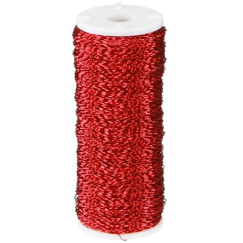 Article Fil effet bouillon Ø0.30mm 100g/140m rouge