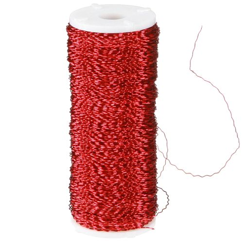 Article Fil effet bouillon Ø0.30mm 100g/140m rouge