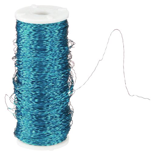 Article Fil effet bouillon Ø0.30mm 100g/140m turquoise