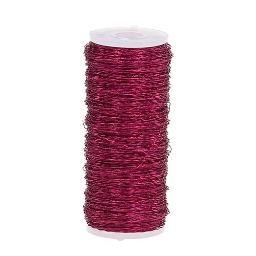 Fil effet bouillon Ø0.30mm 100g/140m rose