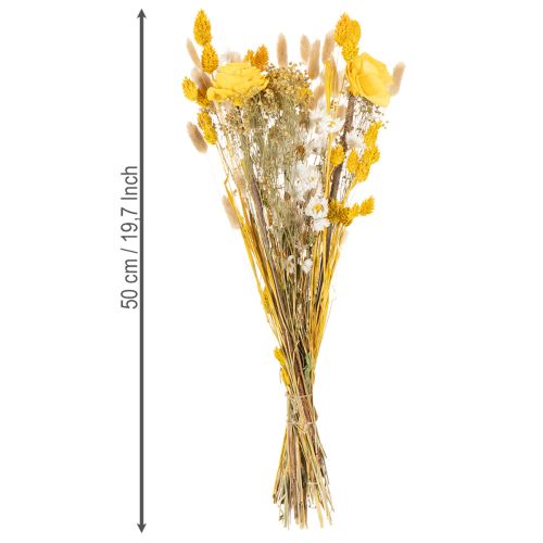 Article Bouquet de roses séchées en bois de Sola. Bouquet élégant pour une décoration intérieure naturelle. 50 cm