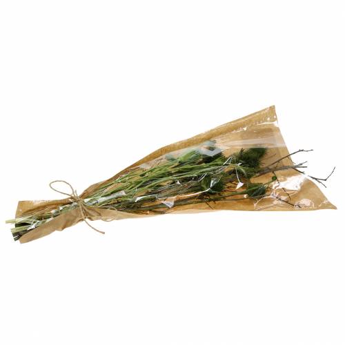 Floristik24 Bouquet de fleurs sauvages naturel, vert 25–60cm 70g