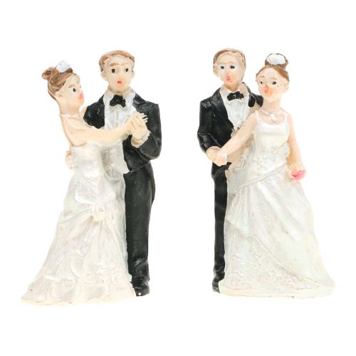 Couple de mariés 6cm 2pcs