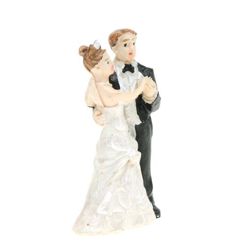 Couple de jeunes mariés 6 cm 2 p.