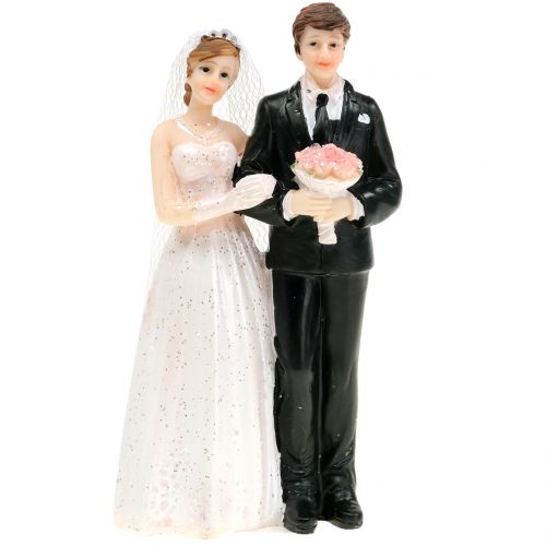 Floristik24 Couple de mariée figurine de mariage 10cm