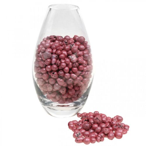 Floristik24 Perles déco brillantes granules de perles rouges 4-8mm 330ml