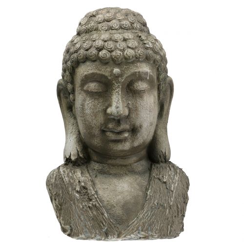 Floristik24 Tête de Bouddha H55cm