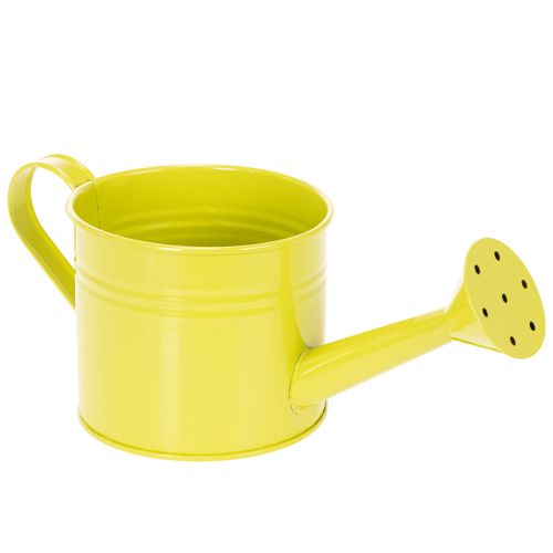 Arrosoir décoratif coloré, Ø 11 cm, H 9,5 cm, pour le jardinage, décoration de table printanière, en métal, lot de 8 | Floristik24.be