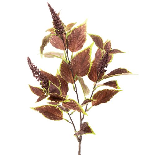 Coléus artificiel à feuilles rouges, plante artificielle, 20 cm