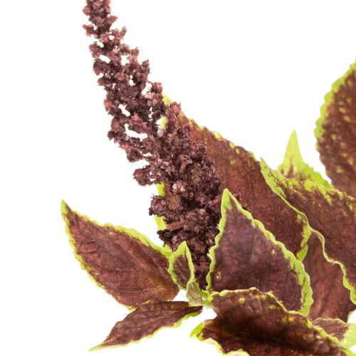Coléus artificiel à feuilles rouges, plante artificielle, 20 cm | Floristik24.be