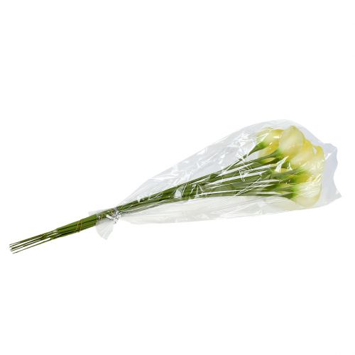 Article Calla artificielle jaune 57cm 12pcs