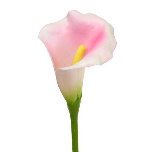 Floristik24 Calla fleur décorative rose 57cm 12pcs