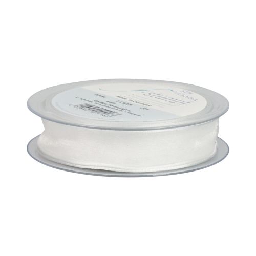 Article Ruban mousseline ruban organza ruban décoratif organza blanc 15mm 20m