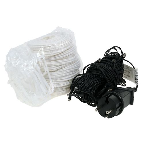 Floristik24 Lanternes chinoises à 20 LED blanches 9,5m
