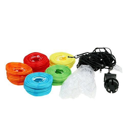 Floristik24 Lanternes chinoises avec 20 LED colorées 9.5m