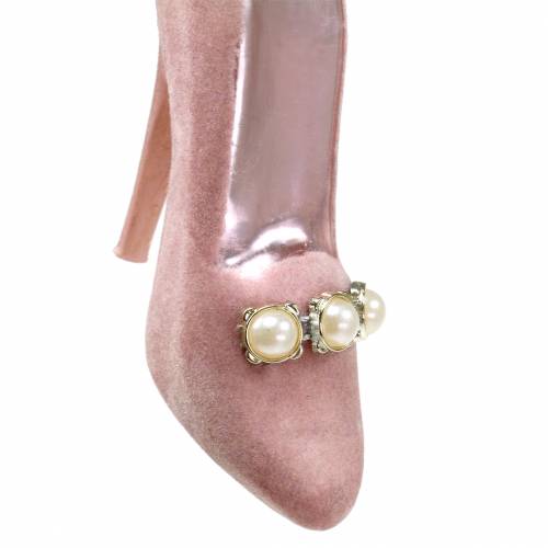 Floristik24 Sapin de Noël pompes vieux rose 11cm 2pcs