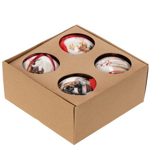 Boule de Noël avec motif de
