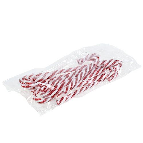 Article Décoration de sapin de Noël canne en bonbon 18cm 12pcs