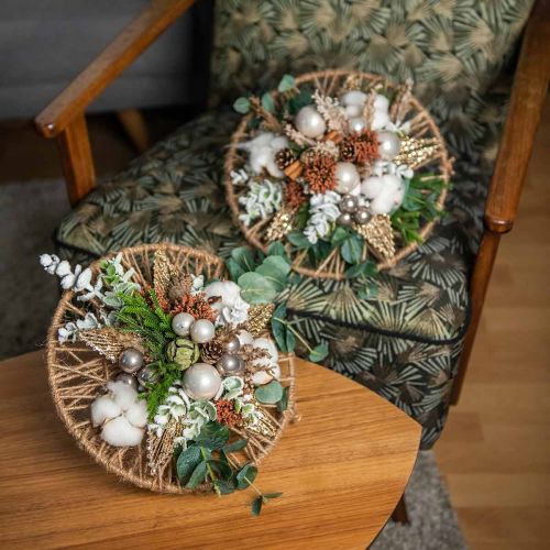 Article Décorations de sapin de Noël, décorations de l'Avent, pendentif étoile Doré L25,5cm 4pcs