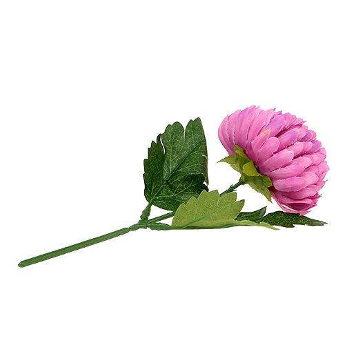 Floristik24 Chrysanthème factice fuchsia Ø 7 cm L. 18 cm