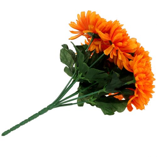 Floristik24 Chrysanthème orange avec 7 fleurs