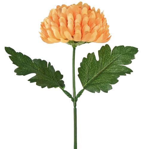 Article Fleur artificielle chrysanthème orange Ø7cm 18cm 4pcs