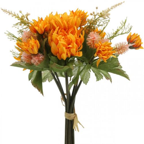 Floristik24 Bouquet de chrysanthèmes Mix Orange 35cm
