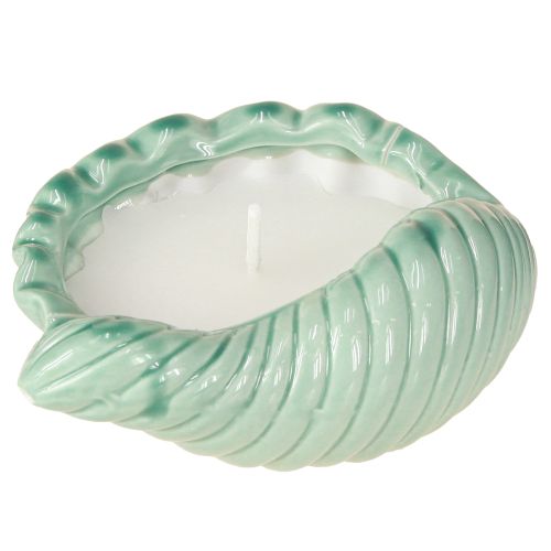 Article Bougie citronnelle Bougeoir céramique coquillage Extérieur 3pcs