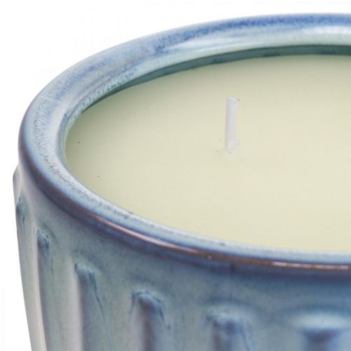 Article Bougie citronnelle en pot Bougie parfumée citron Ø18cm H8cm
